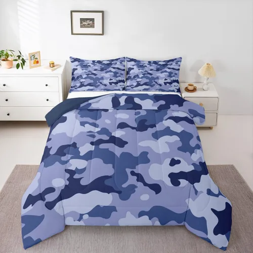 Miniatura 12 de Erosebridal Juego de edredón con estampado de leopardo, tamaño individual para niños, edredón de guepardo occidental, negro y gris, juego de ropa