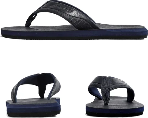 Miniatura 2 de AX BOXING - Chancletas de cuero para hombre, sandalias tipo pata de gallo, casuales y cómodas