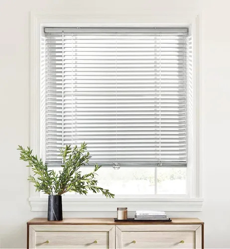 Miniatura 23 de LazBlinds Mini Persianas de Aluminio de 1", Sin Herramientas-Sin Taladro, Persianas Sin Cordón para Ventanas Interiores, Persianas Horizontales