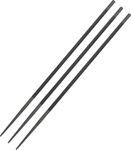 FORESTER Limas redondas de motosierra de 8 pulgadas (paquete de 3) – Afilador de hoja de motosierra redondo de 8 pulgadas – Herramienta de afilador