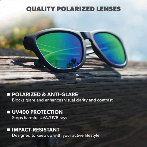 Miniatura 2 de Knockaround Gafas de sol polarizadas prémium para hombres y mujeres, protección UV400