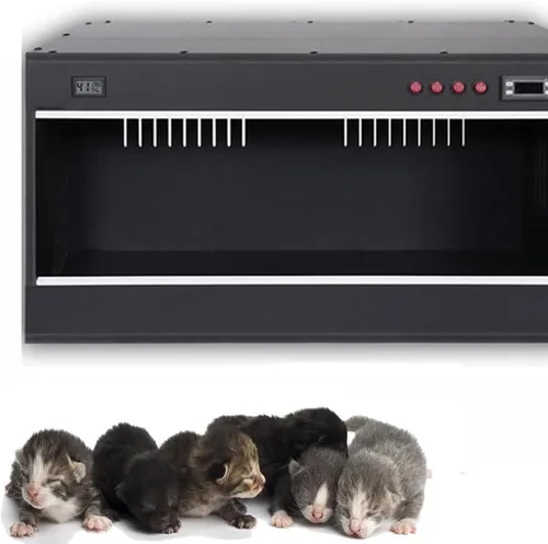 Incubadora de mascotas, incubadora de cachorros y gatitos, incubadora de cachorros con calentador, incubadora de gatitos, incubadora de cachorros