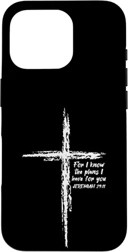 Miniatura 20 de Cross I Know The Plans Verse Bible Jesus God - Funda de regalo cristiana para iPhone 17