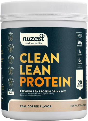 Miniatura 27 de Nuzest - Polvo de proteína de guisante - Proteína limpia y magra, proteína vegana premium a base de plantas, sin lácteos, sin gluten, sin OMG