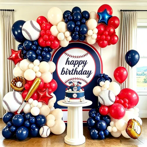 Miniatura 10 de Kit de guirnalda de arco de globos de color rosa claro, doble relleno, mate, rosa, marrón, crema, melocotón, globos de látex de diferentes tamaños
