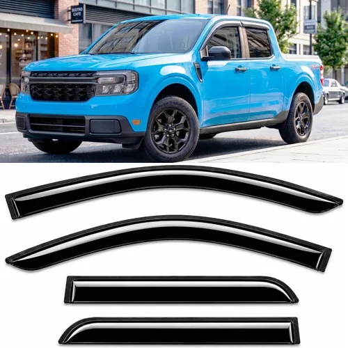 Miniatura 31 de Protectores de lluvia adhesivos 2017-2022 para Honda CR-V Viseras deflectoras de ventana lateral LX EX EX-L Touring 3D onduladas estilo JDM CRV
