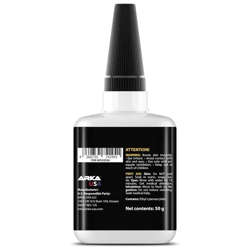Miniatura 2 de Súper pegamento en gel para impresora 3D – XXL 50g / 1.76oz de fuerza industrial – Se adhiere a PLA, ABS, PETG, TPU y Nylon – Extrafuerte