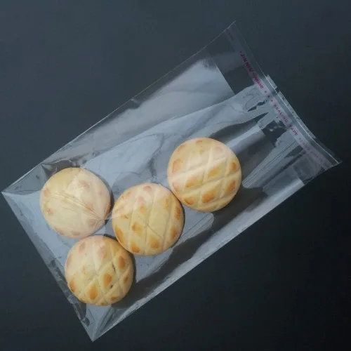 Miniatura 7 de 300 bolsas de plástico transparente resellables de 5 x 7 pulgadas con sellado autoadhesivo, bolsas de Cello/Celofán OPP para panadería, galletas
