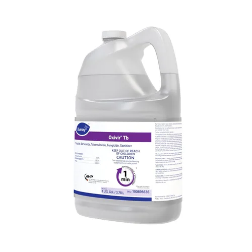 Miniatura 4 de Oxivir Diversey Tb Limpiador desinfectante de peróxido de hidrógeno líquido listo para usar, limpiador tuberculocida multisuperficie, 1 galón