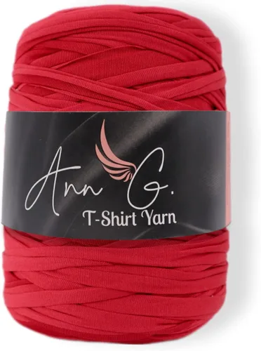 Ann G Hilo de camiseta de alta calidad, poliéster supersuave, más de 300 pies, duradero, sin pelusas, color consistente, elástico (borgoña)