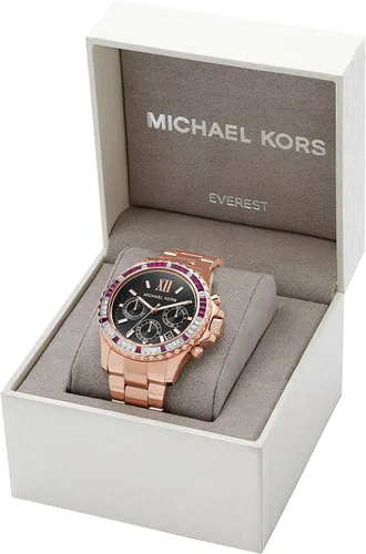 Miniatura 5 de Michael Kors Everest - Reloj de cuarzo con cronógrafo de acero inoxidable