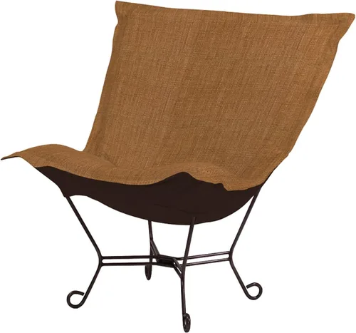 Miniatura 81 de Howard Elliott Collection Avanti Pecan - Silla de asiento oscilante con funda, silla multiusos de mariposa con marco de titanio, muebles de patio
