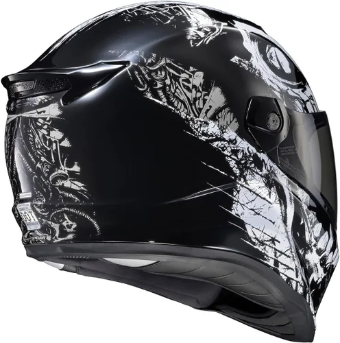 Miniatura 6 de ScorpionEXO Covert FX - Casco integral para motocicleta adulto estilo Street Fighter - bolsillos para altavoces con Bluetooth, certificación DOT ECE