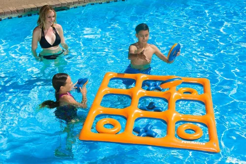 Miniatura 6 de Poolmaster Juego flotante gigante de Tic Tac Toe para piscina y patio trasero