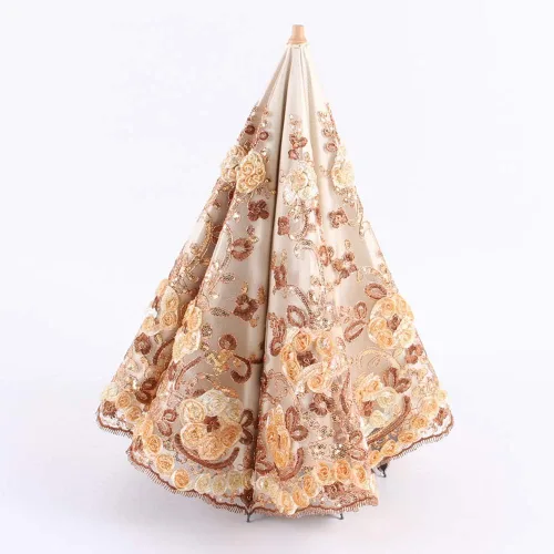 Miniatura 54 de Honeystore - Parasoles de encaje de flores para fiesta de boda, paraguas nupcial de encaje