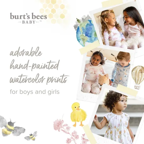 Miniatura 7 de Burt's Bees Baby Baberos unisex para bebé, trapos de baba de hombro de solapa, 100% algodón orgánico con baberos absorbentes de toalla de rizo Abeja