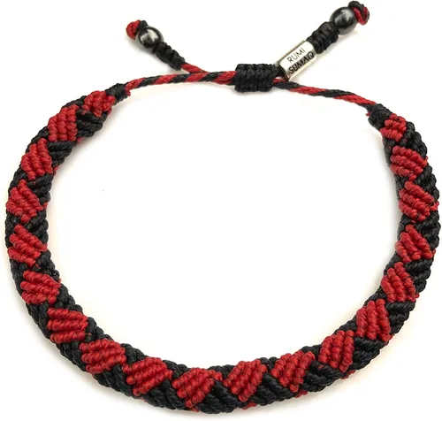 Miniatura 15 de Rumi Sumaq Pulsera de cuerda náutica para hombres, mujeres y niños - Resistente al agua, con nudo manual ajustable - Estilos de mapa de la isla