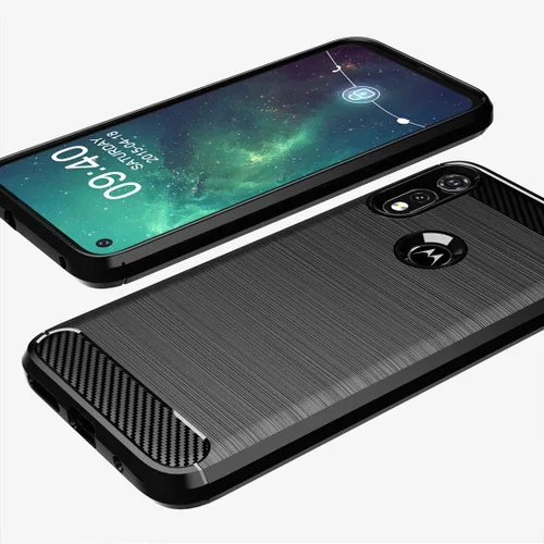 Miniatura 5 de Osophter Funda para Moto E 2020, Moto XT2052-1, funda protectora de goma TPU flexible para Motorola Moto E (2020) (negro)