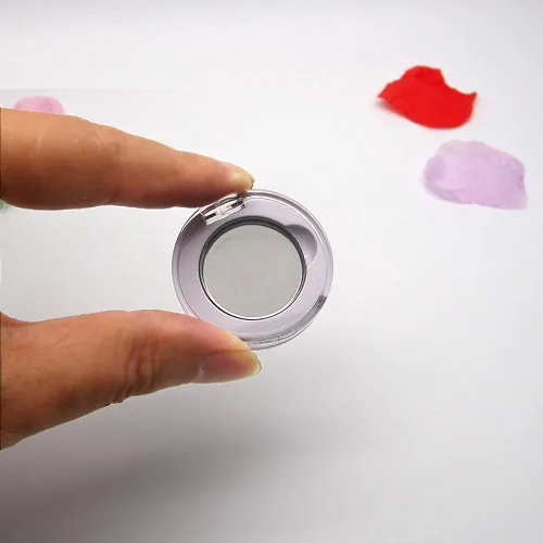 Miniatura 3 de luzen 4 cajas pequeñas redondas de sombra de ojos, caja vacía, caja vacía de repuesto, imán recargable, maquillaje, sombra de ojos, polvo, rubor