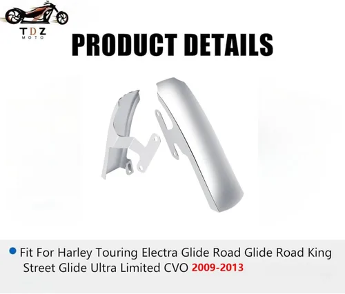Miniatura 4 de Tira de paneles de relleno TDZ Fender para Harley Touring Road King Electra Glide FLHT FLHR, cromada