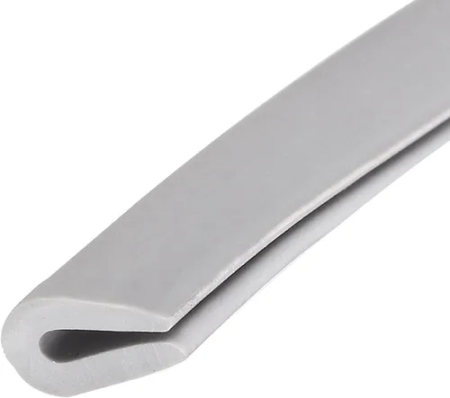 METALLIXITY Moldes de borde (19.69 pies), 1 unidad, canal U de PVC para tira de sellado de borde de 0.020-0.059 in, para ventanas de puertas de