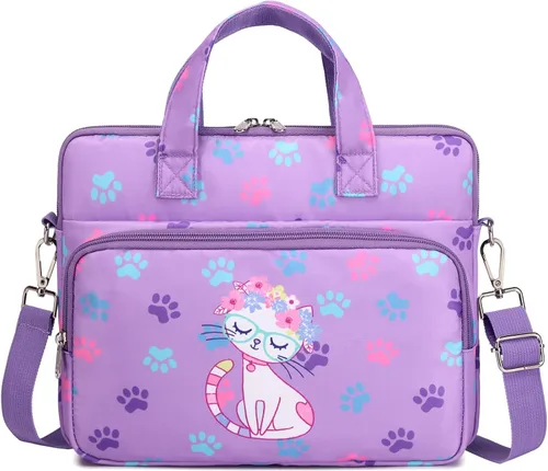 Miniatura 11 de Funda de transporte para tableta infantil Octsky - Bolsa protectora de 12.5 pulgadas con correa para el hombro, forro suave