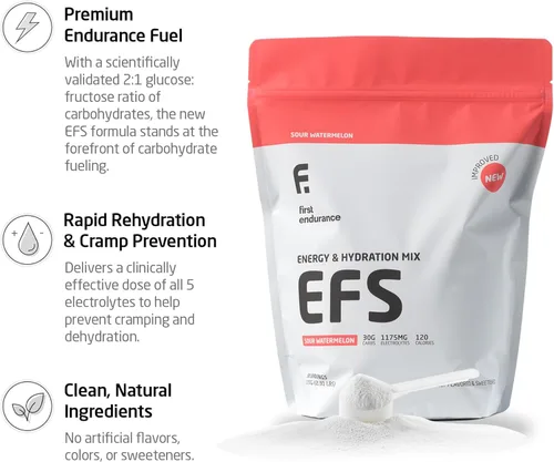 Miniatura 2 de EFS Hydration & Endurance Drink Mix - Carbohidratos de alta calidad para energía y rendimiento, electrolitos para una rápida rehidratación