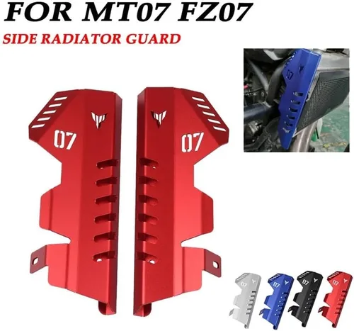 Miniatura 2 de Cubierta de la rejilla del radiador lateral de la cubierta de la rejilla del radiador Protector para Ya&maha MT07 MT-07 FZ07 FZ-07 2013 2014 2015