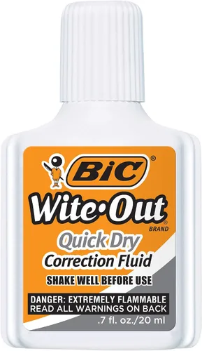 Miniatura 2 de BIC Wite-Out - Líquido de corrección de secado rápido paquete de 3 BICWOFQD324