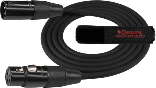 Miniatura 4 de KIRLIN Cable de micrófono MPC, XLR, negro, 25 pies (MPC-270PB-25/BK)