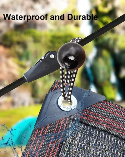 Miniatura 4 de Cuerdas elásticas de bolas de 6 pulgadas, 25 cuerdas elásticas pequeñas con bolas, mini bolas elásticas resistentes al aire libre para lona, toldo