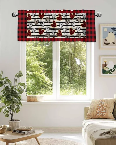 Miniatura 19 de Cenefas de girasol para ventanas de cocina, cenefa de cortina de granja, cortinas cortas de girasol de acuarela, cenefas con bolsillo para barra