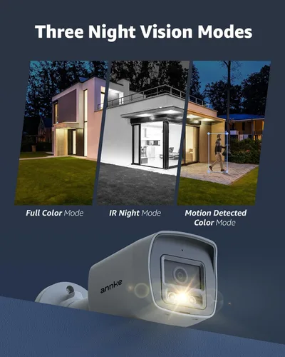 Miniatura 4 de ANNKE H1200 - Sistema de cámara de seguridad de 12MP, NVR de 8 canales H.265+ de 12MP y 4 cámaras IP de vigilancia PoE de 12 megapíxeles UHD con luz