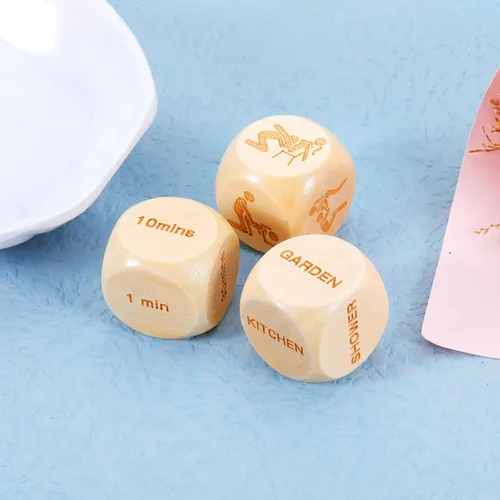 Miniatura 3 de Dados de aniversario para parejas, novio, marido, novia, esposa, dados divertidos para adultos, dados traviesos para parejas, regalos Birtdhay