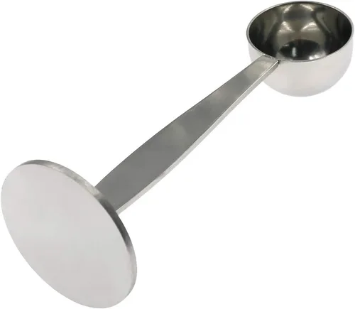 Miniatura 2 de Cuchara de café 2 en 1 de acero inoxidable de medición y tampón (0.5 fl oz), 1 unidad