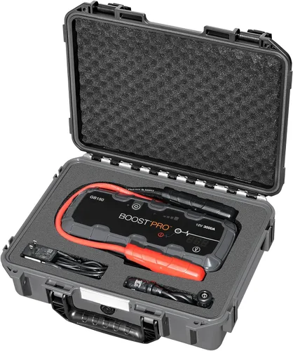 Miniatura 8 de Funda para NOCO Boost GB40 y GB20 – Funda de transporte rígida impermeable con espuma precortada personalizada, caja de viaje protectora a prueba