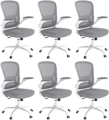 Miniatura 11 de Youhauchair Silla de oficina, sillas ergonómicas de escritorio de oficina en casa con brazos abatibles y soporte lumbar, altura ajustable
