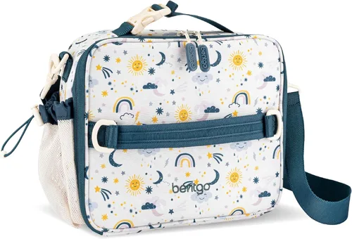 Miniatura 29 de Bentgo Kids Prints Lunch Bag - Double-Insulated, Reusable, for Kids 3+, Adjustable Strap; Holds Lunch Box/Water Bottle/Snacks; Easy-Clean