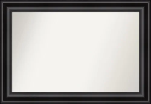Miniatura 109 de Amanti Art Espejo personalizado, espejo de baño negro puente, espejo de pared o espejo de tocador de baño sobre el fregadero (26 x 26 pulgadas)