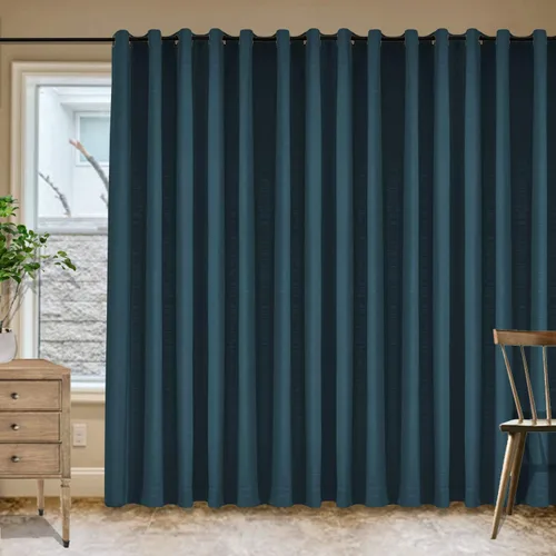 Miniatura 55 de Frelement Cortinas de lino de lino de bronce con ojales para interiores, tratamiento de ventanas para sala de estar, dormitorio, habitación