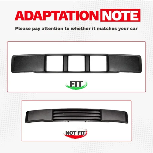 Miniatura 4 de ECOTRIC Soporte para placa de licencia delantera compatible con Ford F-150 F150 2015-2017 Reemplazo para FL3Z-17A385-B FO1068166 FO1068165