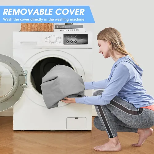 Miniatura 8 de CYMULA Almohadilla de Colchón de Espuma Viscoelástica para Acampar, Almohadilla para Dormir de 3 Pulgadas para Acampar, Base Antideslizante Inferior