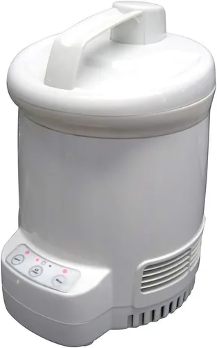 Miniatura 3 de Total Chef Ice Cream Factory - Máquina automática de helados eléctrica, 1.3 cuartos de galón (1.2 litros), color blanco, hace fácil yogur congelado