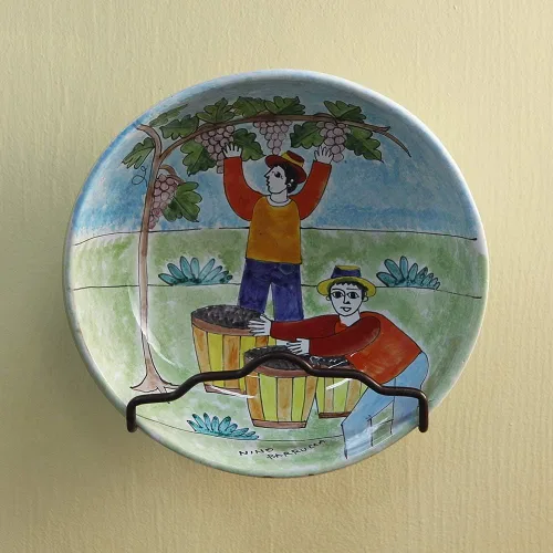 Miniatura 5 de Achla Designs B-37 Soporte de pared para placa, grande, paquete de 2