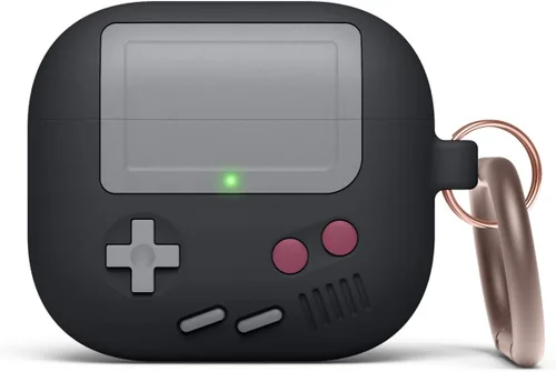 elago AW5 - Funda compatible con AirPods de 3ª generación (2021), diseño clásico de consola de juegos portátil compatible con Apple AirPods 3, Negro