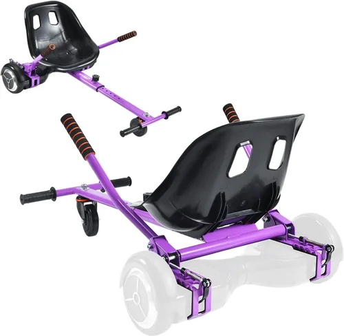 Hishine Accesorio de asiento para aeropatineta de 6.5 a 10 pulgadas, diseño mejorado sin necesidad de correas de velcro, kit de conversión Go Kart,