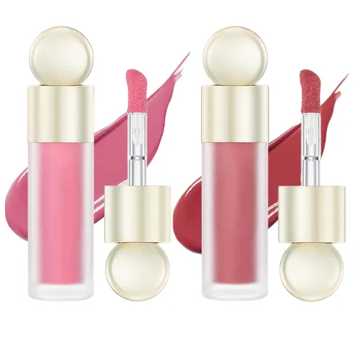 Miniatura 16 de Rubor líquido, maquillaje en crema líquida mate de doble uso para mejillas y labios, de larga duración, a prueba de manchas, rubor facial hidratante