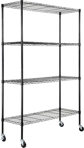 Miniatura 16 de VEVOR Estantes de almacenamiento, 2400 libras, estantería de garaje resistente de 4 niveles, 20 pulgadas de profundidad x 40 pulgadas de ancho x 60