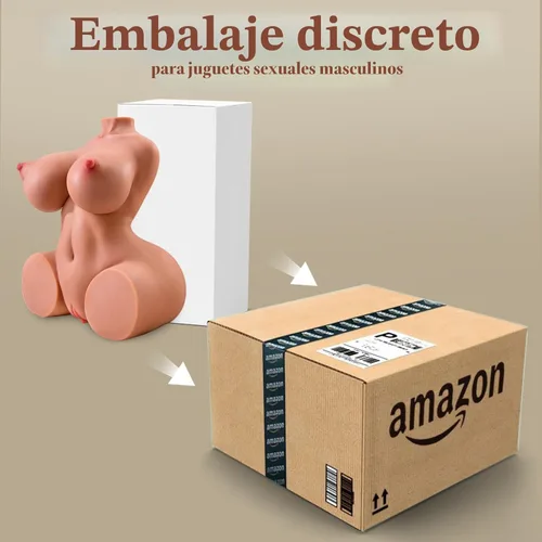 Miniatura 4 de Muñeca Sexual Masturbador Masculino Juguetes Sexuales - Juguetes para Adultos 3 en 1 Muñecas Sexuales de Torso Vagina de Bolsillo Realista, Muñeca