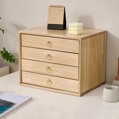 Miniatura 11 de Organizador Escritorio - Caja De Almacenamiento Escritorio Con Cajones, Caja De Almacenamiento De Suministros De Oficina,Cajón Organizador De